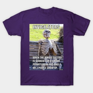 Skeleton Staff Meme T-Shirt